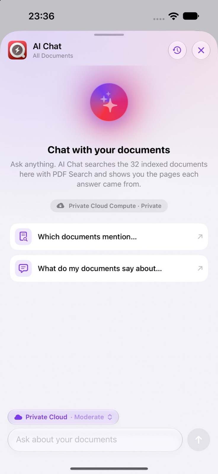 AI Chat with your documents